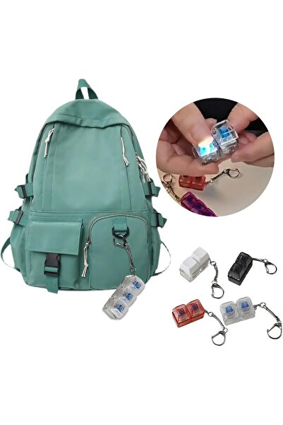 Generic Keyboard Switches Tester Keychain with LED and Translucent Keycaps