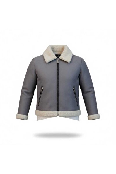 Canöz Costum pentru băieți din 3 piese cu buzunar din piele și blană Canöz443539