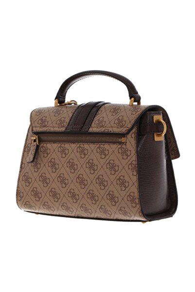 Guess Ginevra Logo Top Handle Flap Cross-body Bags