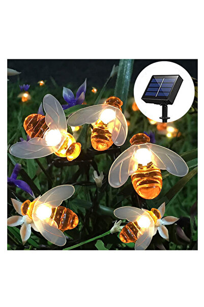 OEM Solar Garden String Lights, Bee Design, 7m, Waterproof, Outdoor/Indoor Lighting