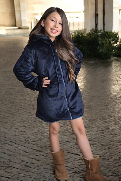 QUB CLUB Детско палто с подплата и отворена предна част