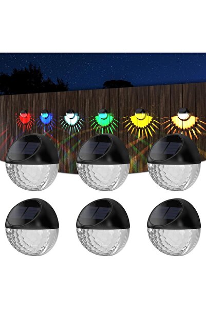OEM 6 Solar Outdoor Lights, IP65 Waterproof, Auto On/Off, RGB Solar Garden Lights