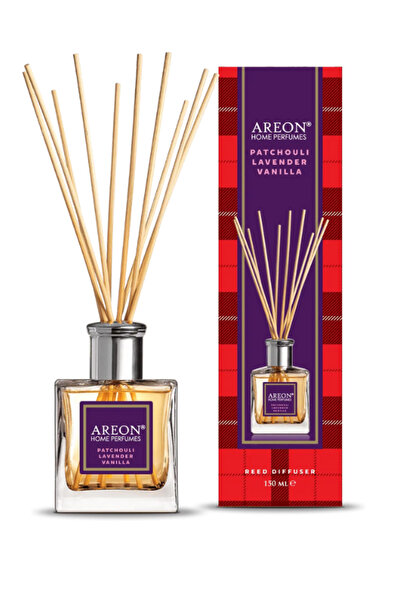 Areon Tartan Patchouli Lavender Vanilla Black 150 Ml Bambu Çubuklu Oda Kokusu