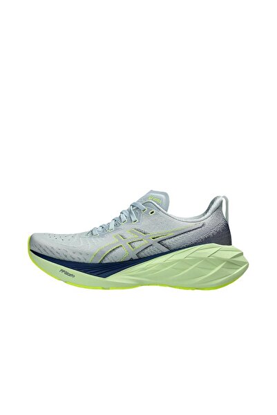 Asics Tiger Novablast 4 Outdoor Running Shoes Gray/Blue/Green for Men/Women/Students