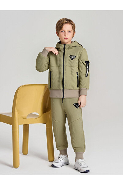 SETTY KOOP Kids Winter Hooded Tracksuit Set – Warm Jacket and Jogger Pants Two-Piece Outfit