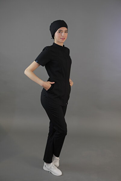 Qule Üniforma Unisex Desensiz Medikal Cerrahi Bone – Doktor ve Hemşire Kullanımı