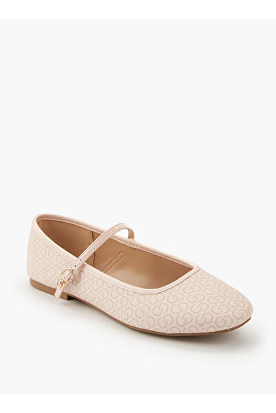 Celeste حذاء باليرينا مطبوع عليه شعار العلامة التجارية للنساء