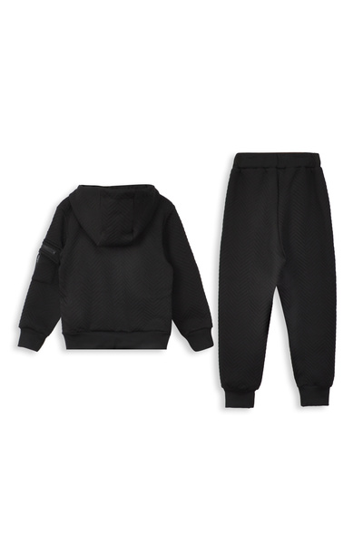 SETTY KOOP Kids Winter Hooded Tracksuit Set – Warm Jacket and Jogger Pants Two-Piece Outfit