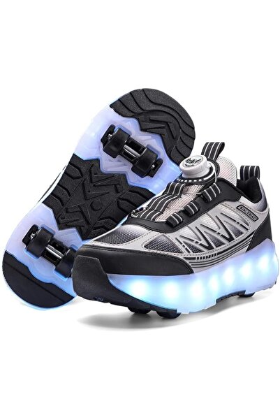 GENERAL Kids Roller Skates Shoes, 4 Wheels Roller Shoes, Roller Skates Sneake...