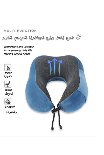 Generic Travel pillow, neck pillow for travel, comes with an eye mask, earplugs, and a storage bag