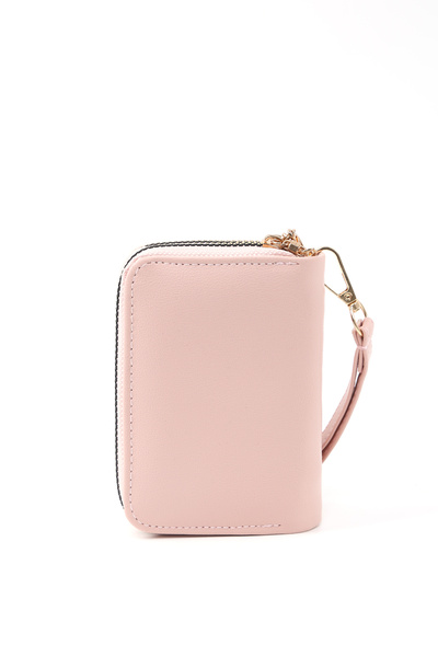 SHAKA Pudra Shk266 Faux Leather Wallet with 9 Compartments, Zipper Closure, Card Holder and Coin Compartment