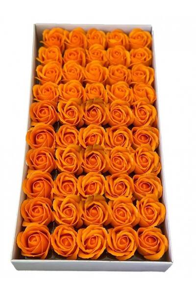 OEM Set of 50 Premium Scented Soap Roses, 5cm
