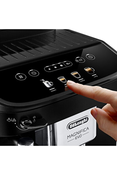 DELONGHİ De'Longhi Magnifica Evo ECAM 290.21.B automatic espresso machine, Manual milk frothing system, 13-grain grinder