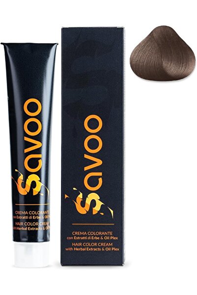 SAVOO Hair Color Cream #8.35 Light Galaxy Blonde - Permanent Hair Dye 100ml