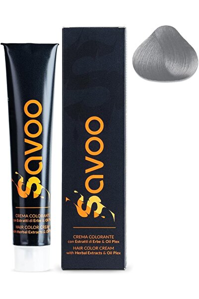 SAVOO كريم تلوين الشعر #9.9 أشقر دخاني فاتح جدًا (100 مل)