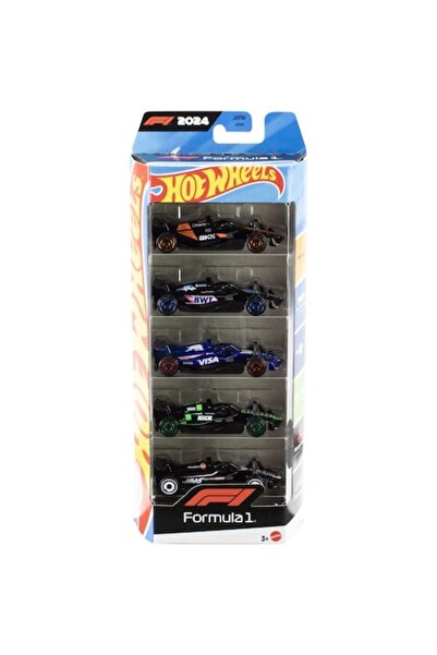 HOT WHEELS Set de 5 mașini - Formula 1 2024