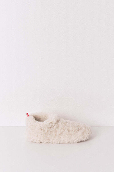 Women'secret Mafalda white fur boots slippers