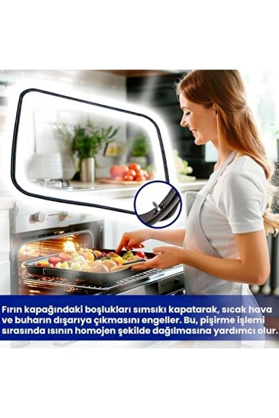 Yıldızan Hotpoint-Ariston ve Indesit ile Uyumlu Fırın Kapak Contası, 420 x 30...