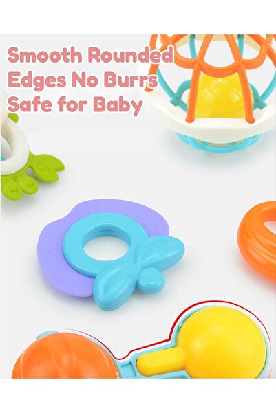 Generic 13-Piece Baby Rattle and Teether Set BPA-Free with Storage Box