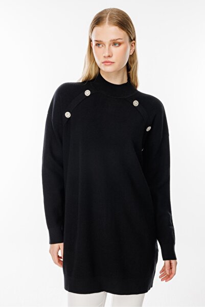 Ghisa DÜĞME DETAYLI TRİKO TUNİK