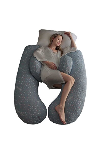 Faria Pernă de sarcină 3 în 1, constă din 4 piese pentru dormit, șezut și ală...