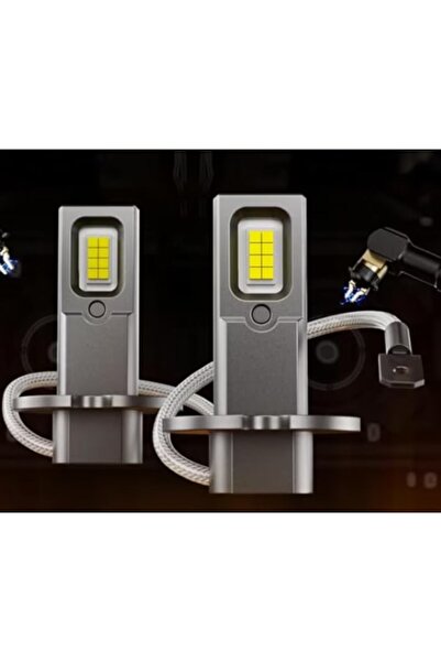 BZRSH Set 2 Becuri Auto LED H3, BZRSH®, 12V, Bec H3 LED, 55W