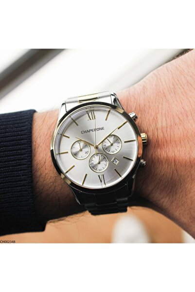 Chaperone Ch002348 Men's Steel Band Wrist Watch