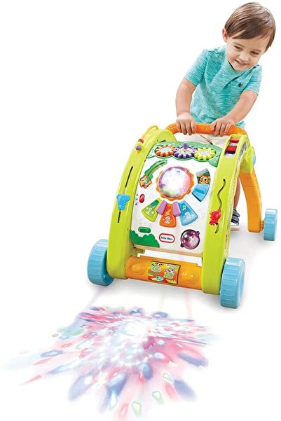 Little Tikes 2-in-1 Light-Up Walker and Activity Table for Babies and Toddlers 70+ Activities, 9–36 Months