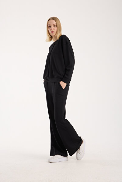 KAPHONE Women's Modal Tracksuit Set with Drawstring Detail on the Bottom and Top