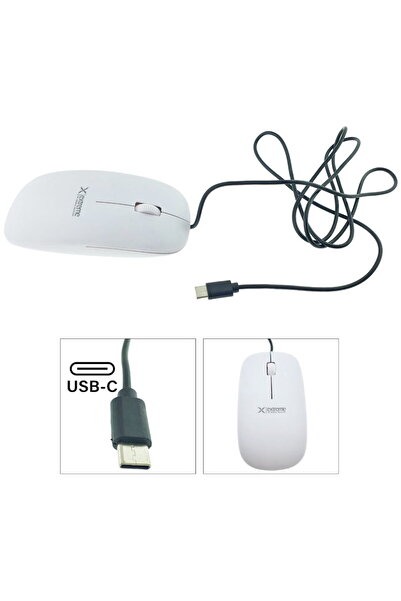 ESPERANZA Lacerta XM111W Wired Optical Mouse 3 Buttons Usb-C 1000dpi White
