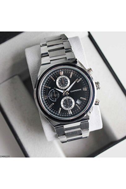 Chaperone ساعة يد رجالية بسوار فولاذي CH002231