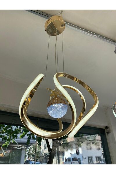 Lzy Avize Store Sarkıt LED Avize 3 Renk | Premium Form Modern Tasarım, Oturma...