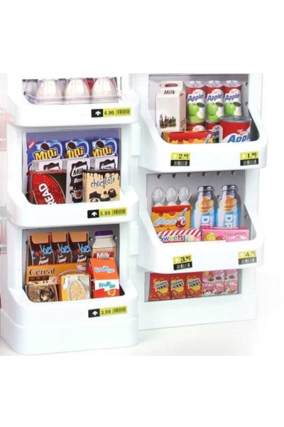 Matadi Supermarket with cash register and shopping cart Home supermarket with 24 accessories