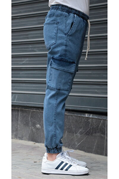 green poll Чоловічі джоггер-штани з боковими кишенями, еластичним поясом і манжетами, що можна прати