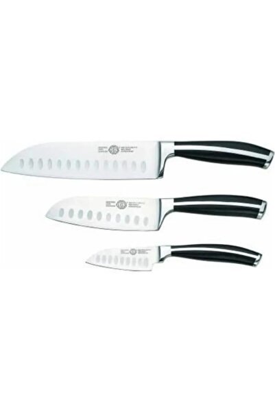 Yıldızan GGS interline Santoku Kochmesser 3 lü Bıçak Seti 1200752