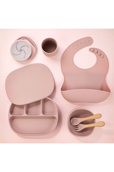 Pitikot Set Complet de Masa pentru Bebelusi Pitikot® – 7 Piese din Silicon Al...