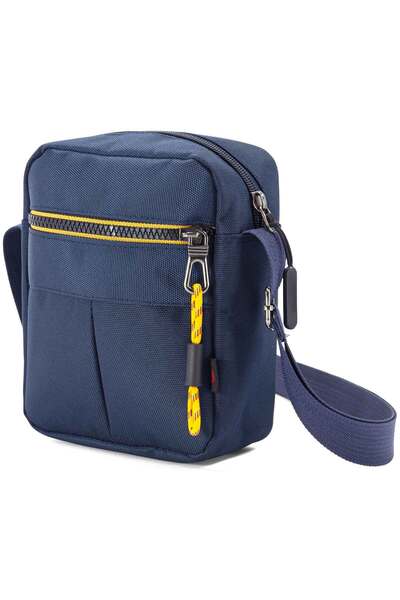 Benzi Geantă de umăr BZ 5828, 15x19x7 cm, poliester, curea reglabilă, albastr...