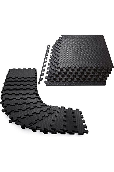 Genericc بساط تمارين متشابك من ديلي هيهي، مكون من 12 قطعة، مصنوع من إسفنج إي ...