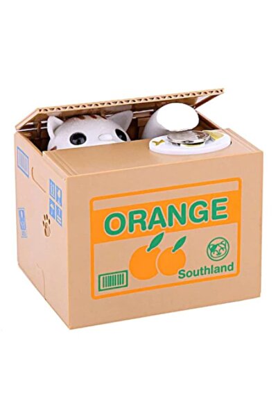 OEM Children's piggy bank, cat, 11.8x10x9 cm