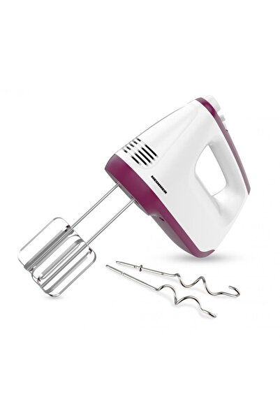 Heinner Hand mixer HM-400BG, power: 400w, 2 whisks and 2 stainless steel hooks, 6 speeds + turbo, self