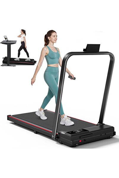 Yagud جهاز جري منزلي، سعة 300 رطل فأكثر، أجهزة جري هادئة قابلة للطي مع مقبض