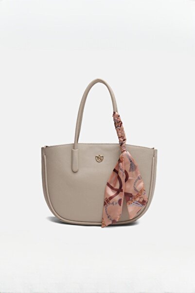 Ranasubaşı حقيبة نسائية من نيسا مع وشاح من فرو المنك