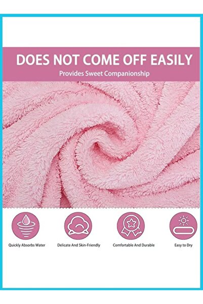 Generic Baby Hooded Towel 80×80 cm Large Size Baby Bath Towel Soft Absorbent and Non-Balling