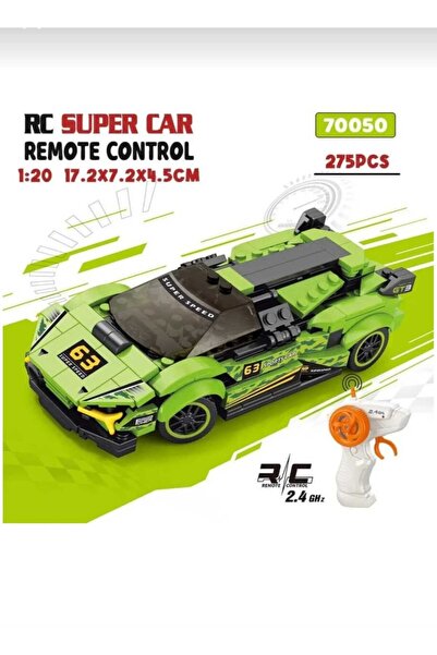 aksooytoys Uzaktan Kumandalı Şarjlı Lamborghini Yapı Oyuncak Spor Araba
