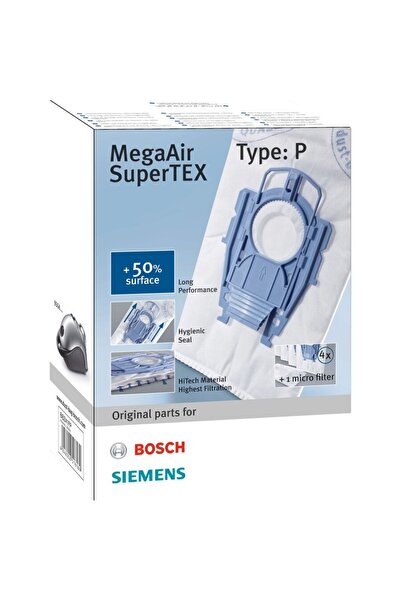 Bosch Universal paper bags with closure BBZ41FP, 6 l, 4 pieces + 1 micro-filter