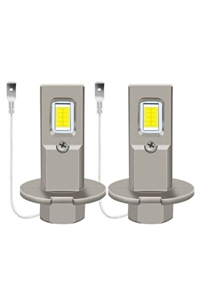 BZRSH Set 2 Becuri Auto LED H3, BZRSH®, 12V, Bec H3 LED, 55W