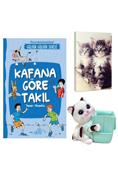 Halk Kitabevi Kafana Göre Takıl - Maviş Kediler Planlama Defteri ve Sevimli K...