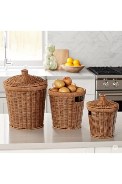 Funny Life 3'lü Patates/Soğan Sepeti Seti