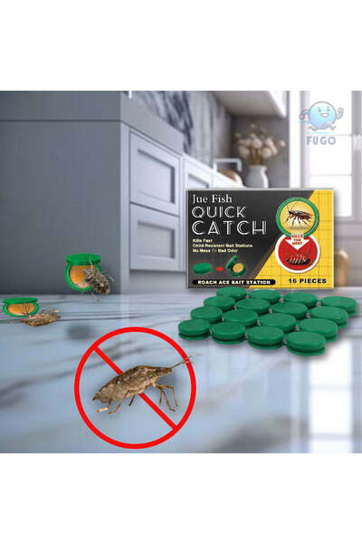 FUGO Ultra-Quick Cockroach Trap XXL Pack - 16 pcs