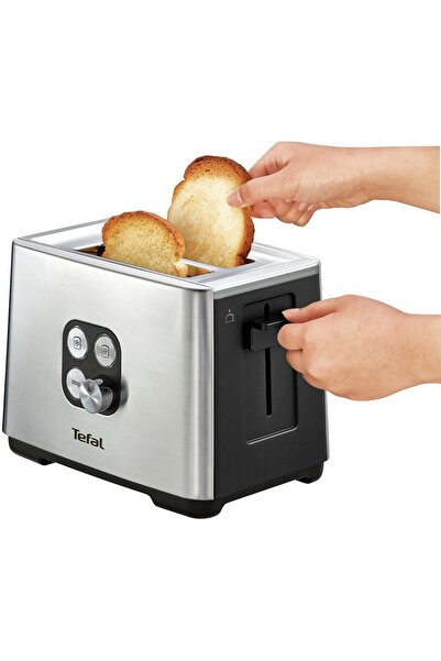 TEFAL Equinox TT420D30 toaster, 900 W, defrost and reheat function, 7 levels, stainless steel/ne